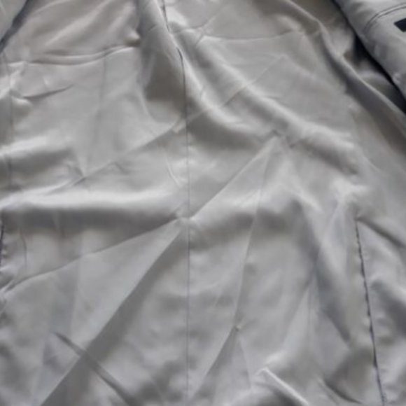 Stafford Classic Fit Sport Jacket Mens Blue Houndstooth Size 48 REG Linen Cotton - Picture 12 of 13